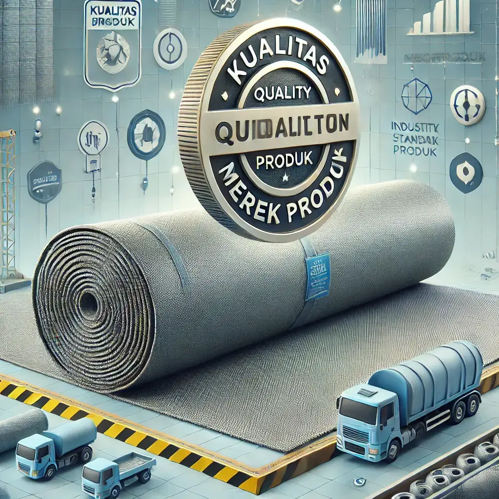 Geotextile berkualitas dengan sertifikasi industri