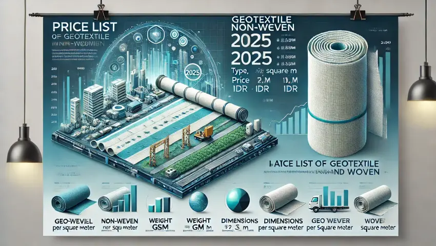 Daftar Harga Geotextile Non-Woven dan Woven Terbaru di 2025